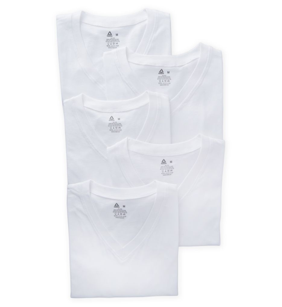 Reebok v neck t hot sale shirts