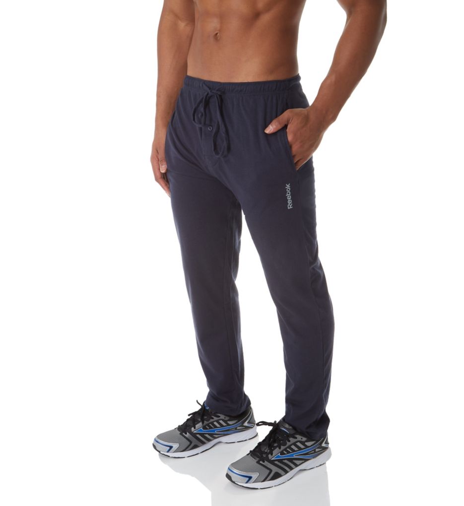 reebok men's knit lounge pants