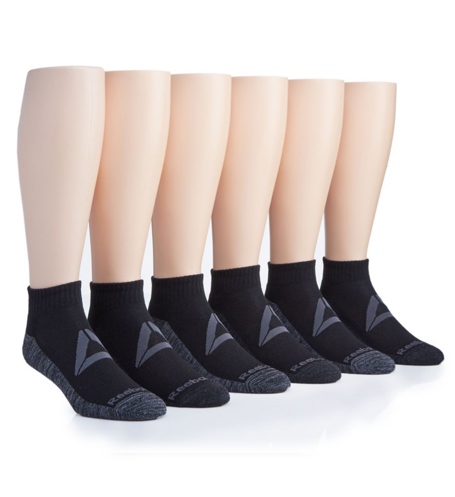 Multi-Sport Logo Quarter Socks - 6 Pack-gs