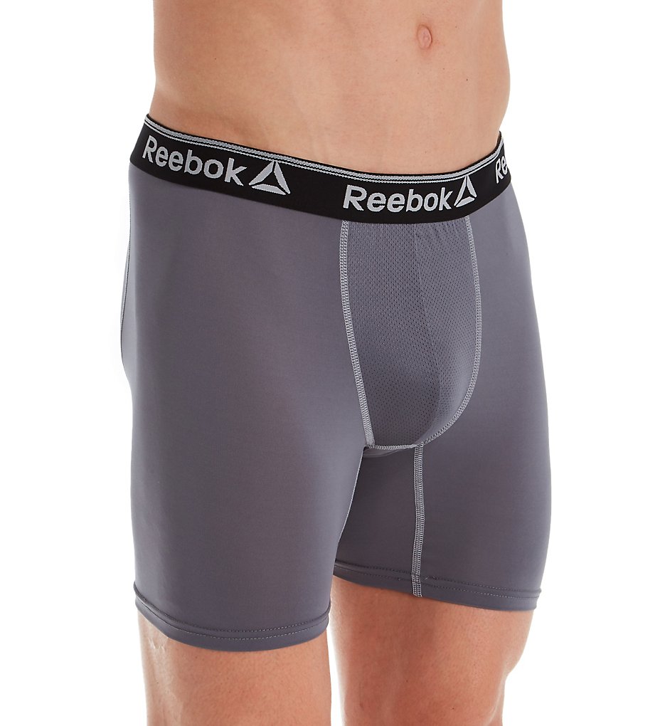Details about   NWT Reebok Men's Red Perforated Pouch Performance Boxer Brief Underwear 5" Ins S