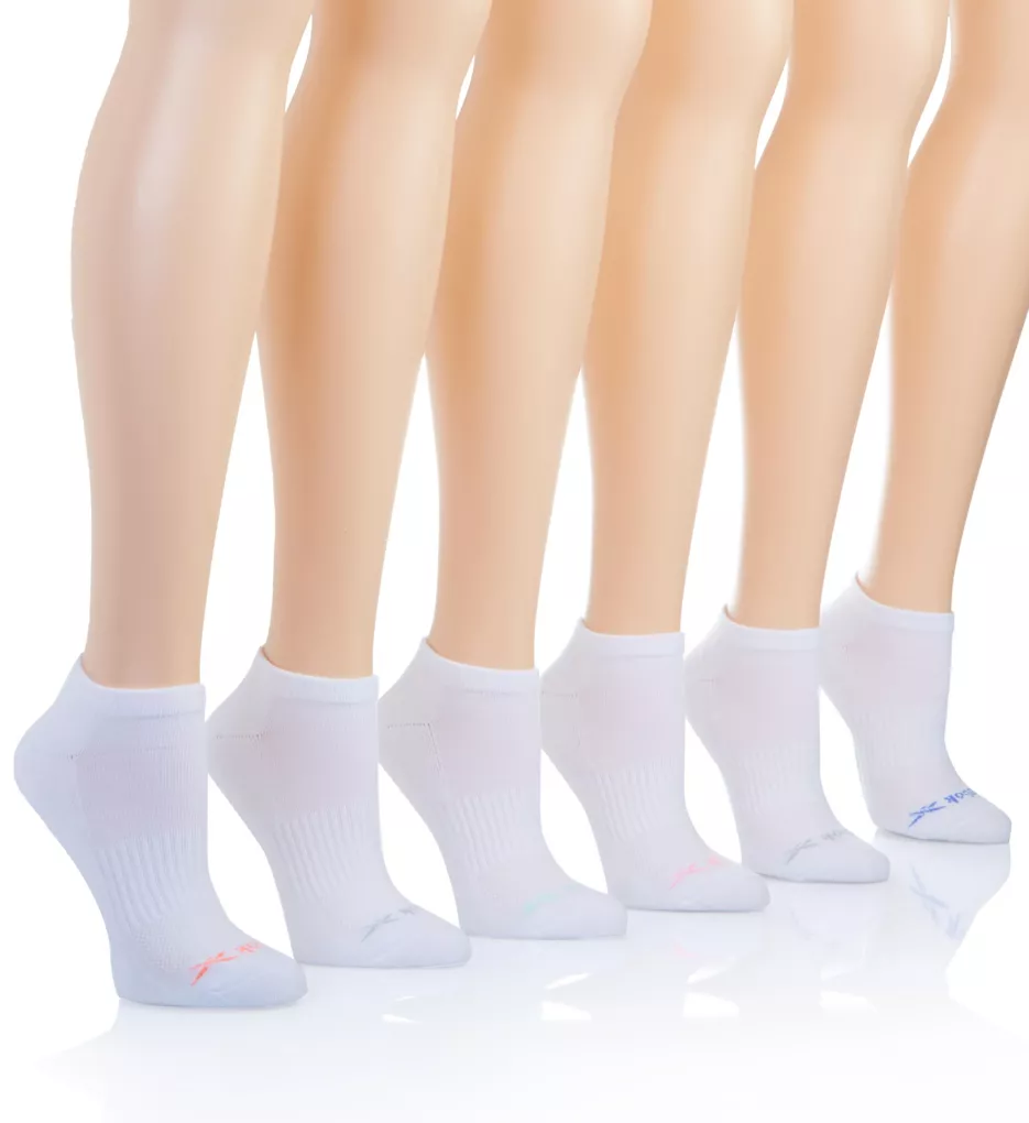 Terry Low Cut Socks - 6 Pack White O/S