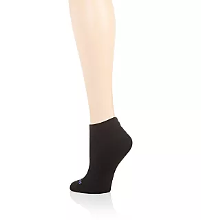 Terry Low Cut Socks - 6 Pack Black O/S