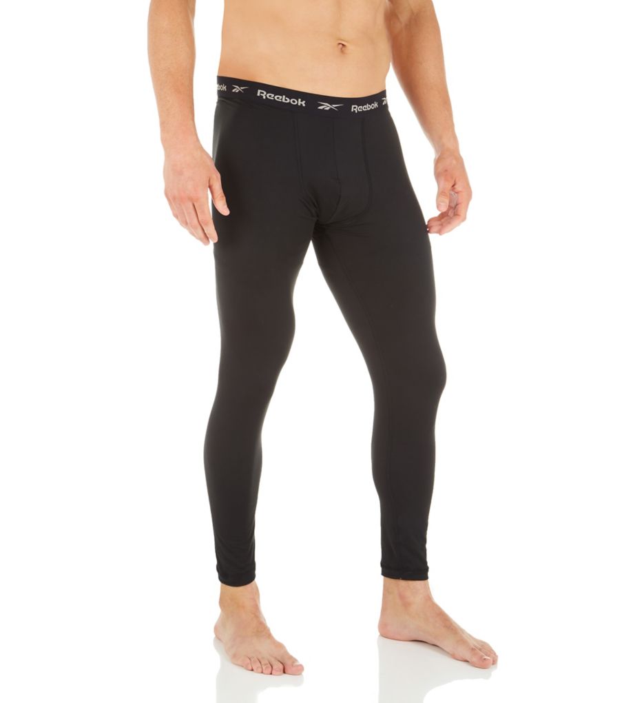 Reebok Men's Performance Leggings - Athletic Base Layer Long John