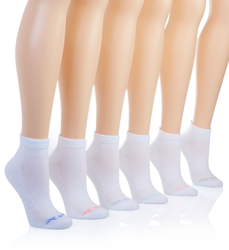 1/2 Terry Quarter Socks - 6 Pack-gs