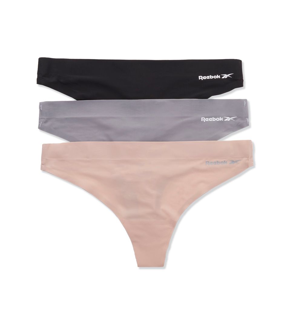 Reebok (2431413): Reebok 203UH88 Bonded Thong - 3 Pack (Sharkskin/Rose/Black L) Reebok (2431413): Reebok 203UH88 Bonded Thong - 3 Pack (Sharkskin/Rose/Black L)