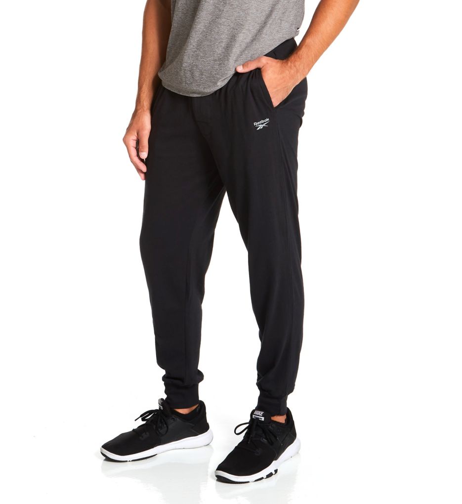 Knit Woven Jogger Pants