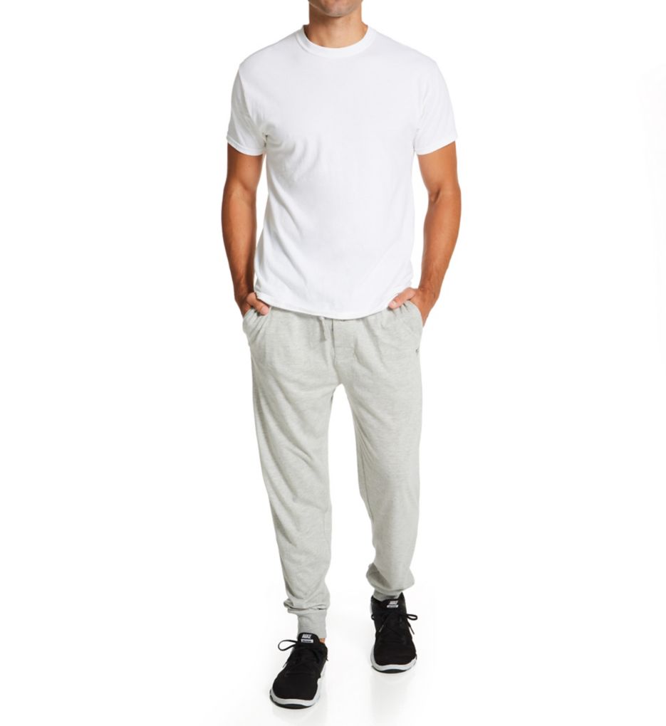 Reebok men's core discount knit loungewear pants