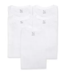 Sport Cotton Jersey Crew Neck T-Shirts - 5 Pack