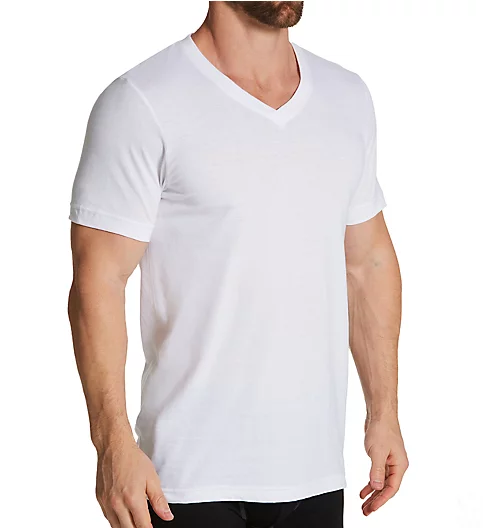 Reebok Sport Cotton Jersey V-Neck T-Shirts - 5 Pack 213CPT5