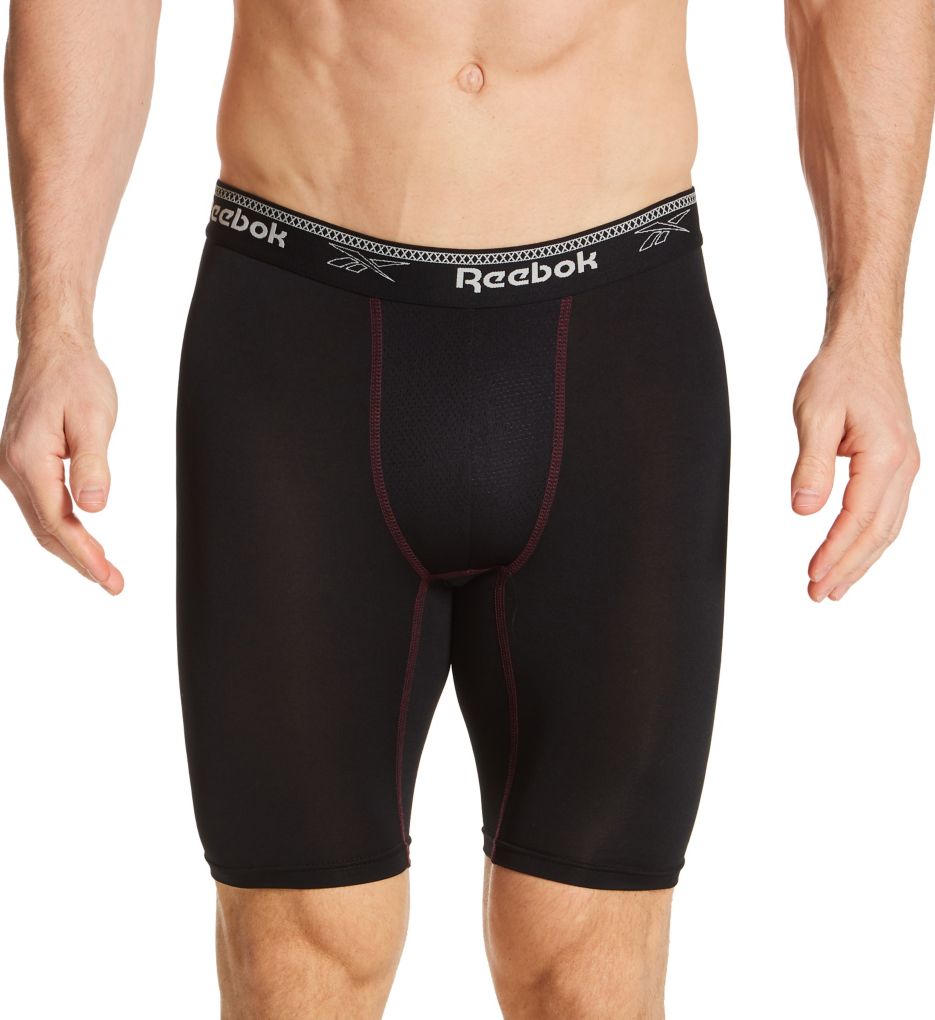 Reebok Men's Underwear 3 Pack Performance Short Length Boxer