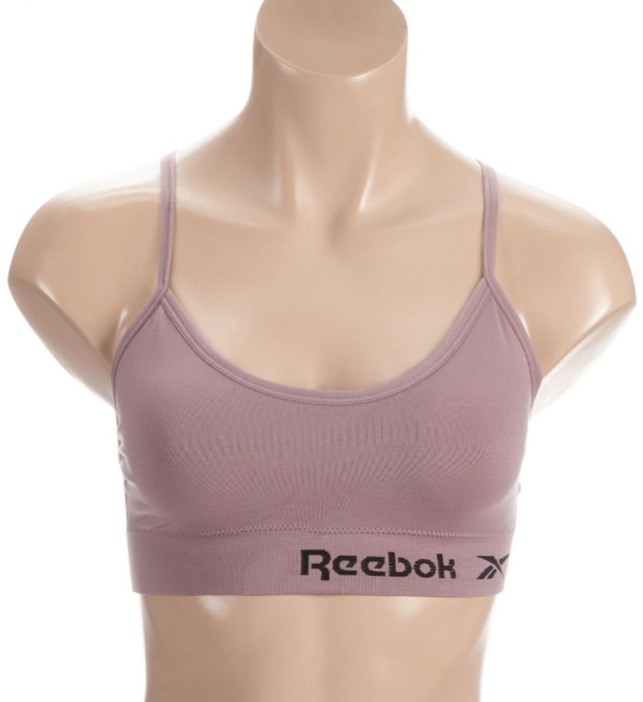 Reebok Seamless Bralette - 2 Pack Jacquard/Toadstool L  - Image 1