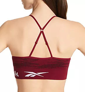 Seamless Longline Bralette - 2 Pack Anemone Jacquard/Black L