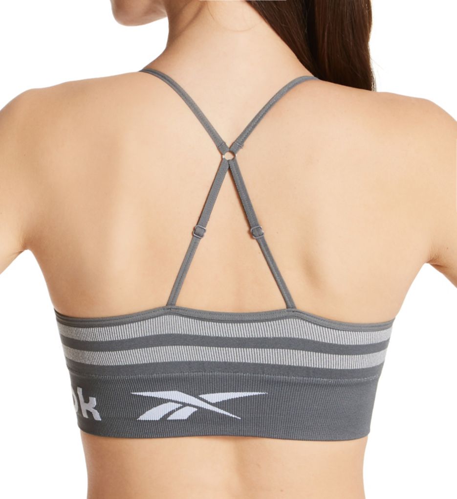 Reebok Seamless Longline Bralette - 2 Pack Smoked Pearl/Lotus L  - Image 2