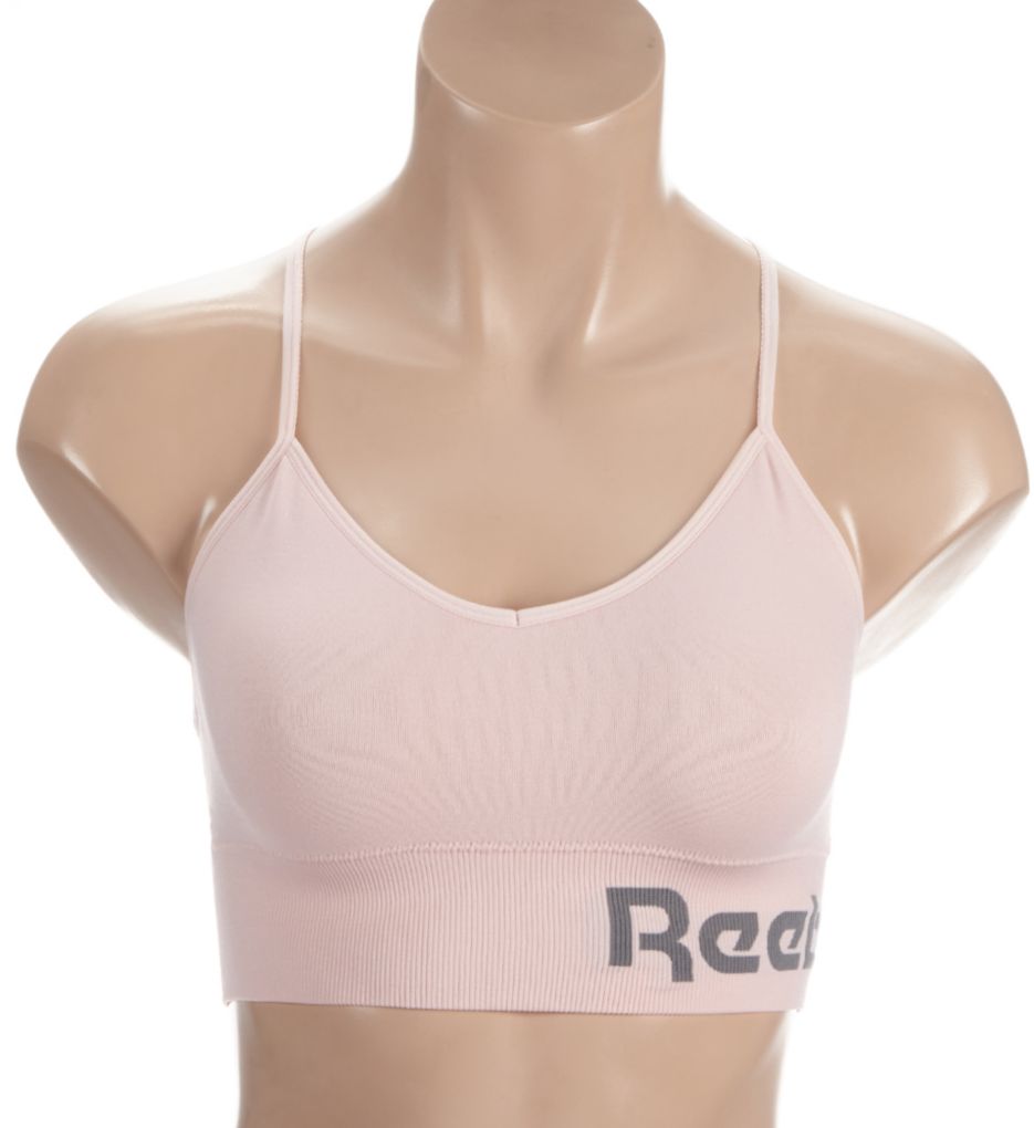 Reebok Seamless Longline Bralette - 2 Pack Smoked Pearl/Lotus L  - Image 1