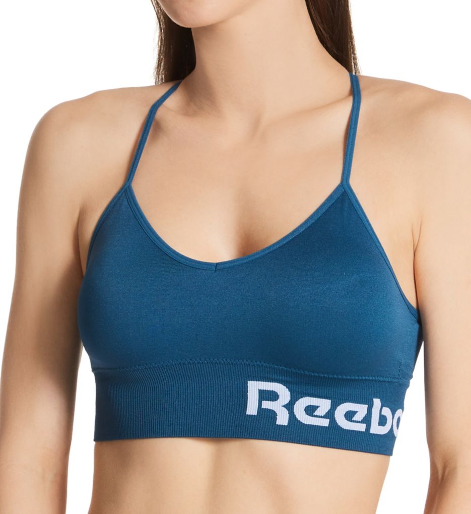 Reebok Girls Seamless Bras Strappy Bralettes, 2-Pack