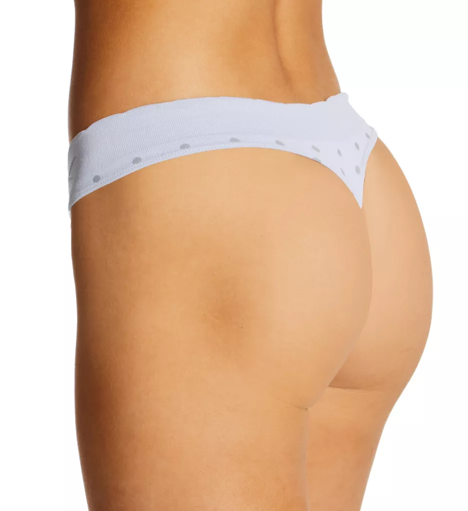 Reebok Womens 3 Pack Kal Thongs Underwear Underwear Stretch Print