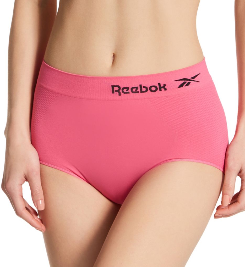 Reebok Women's Seamless Bikini Panties, 4-Pack