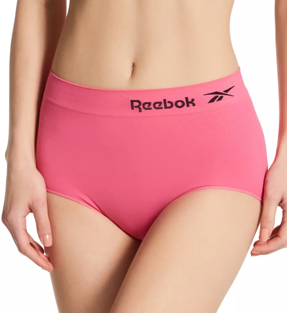 Reebok Women's Underwear – Seamless High Waist Brief Panties (5