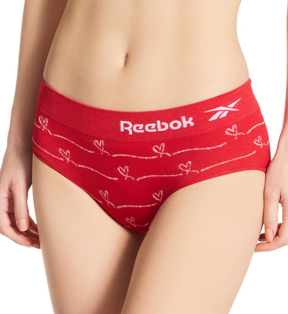 Reebok Women's Seamless Hipster Panties, 4-Pack