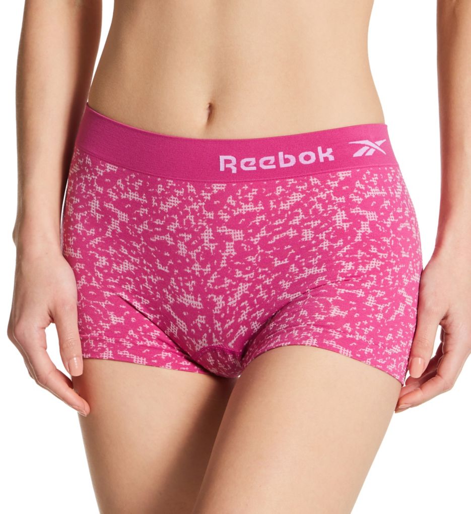 Reebok Women's Slipshorts - Long Leg Seamless Boyshorts (4 Pack