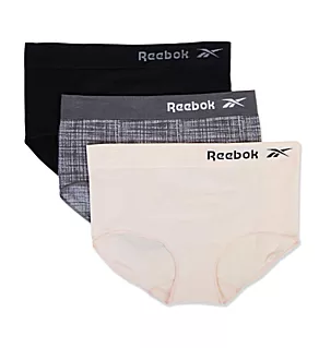 Seamless Brief Panty - 3 Pack SmkePrlJacq/SftPnk/Blk S