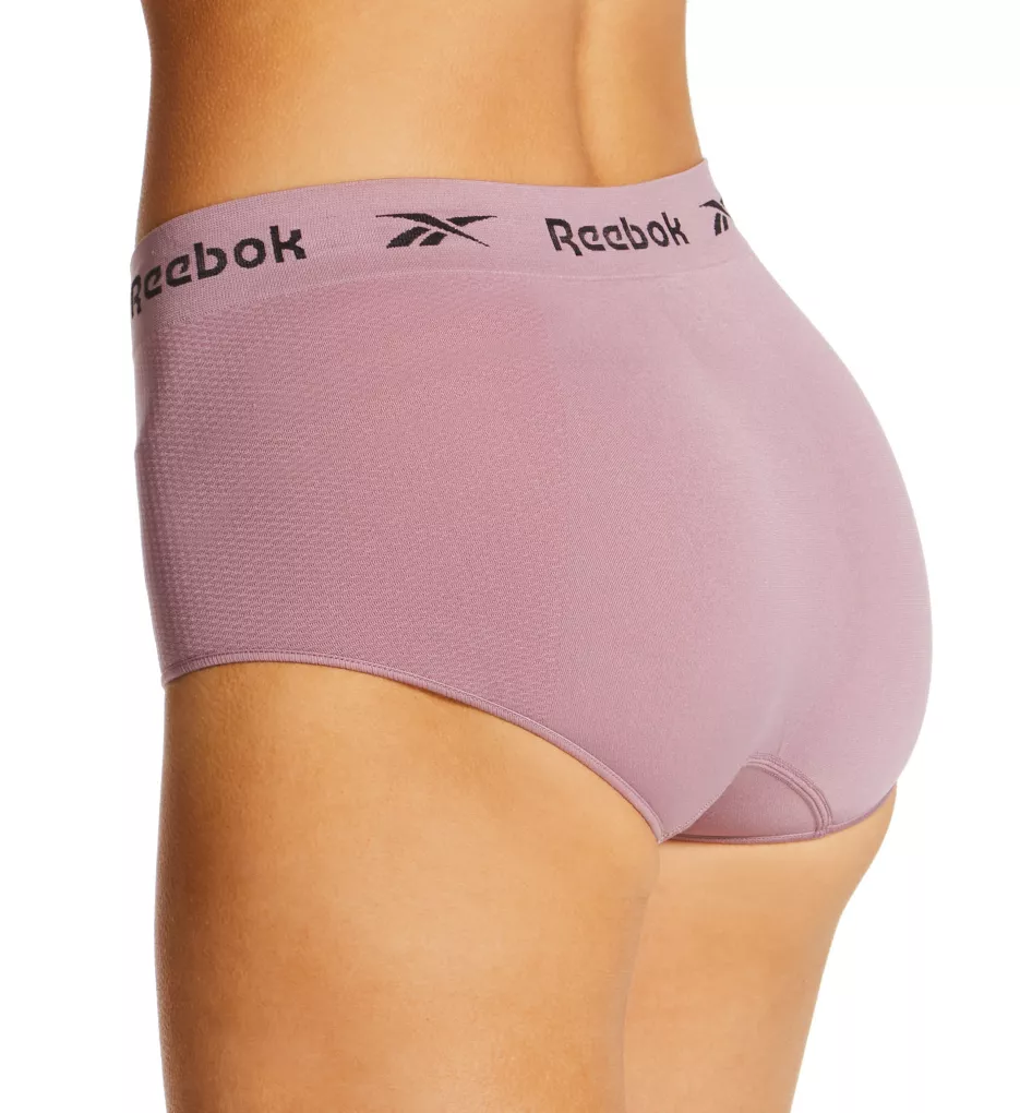 Seamless Brief Panty - 4 Pack SPrlJacq/WRse/SftPnk/B S by Reebok