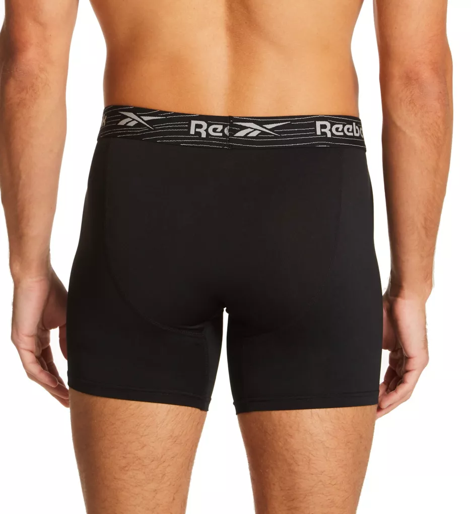 REEBOK Performance 3 Pack black/camo & blue Boxer Briefs underwear, XL  40-42