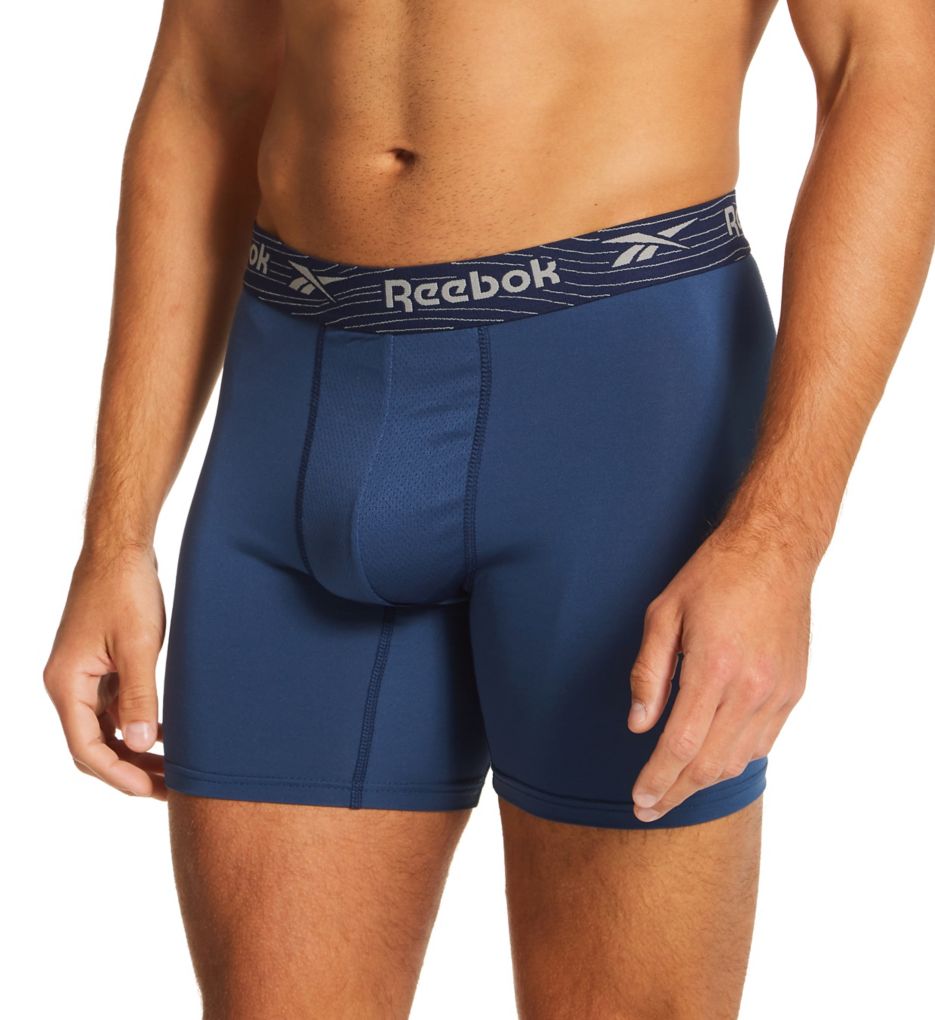 REEBOK MEN'S BIG & TALL X3 - 213 P23 BLUE STRIP 2XL - BOXER BRIEF