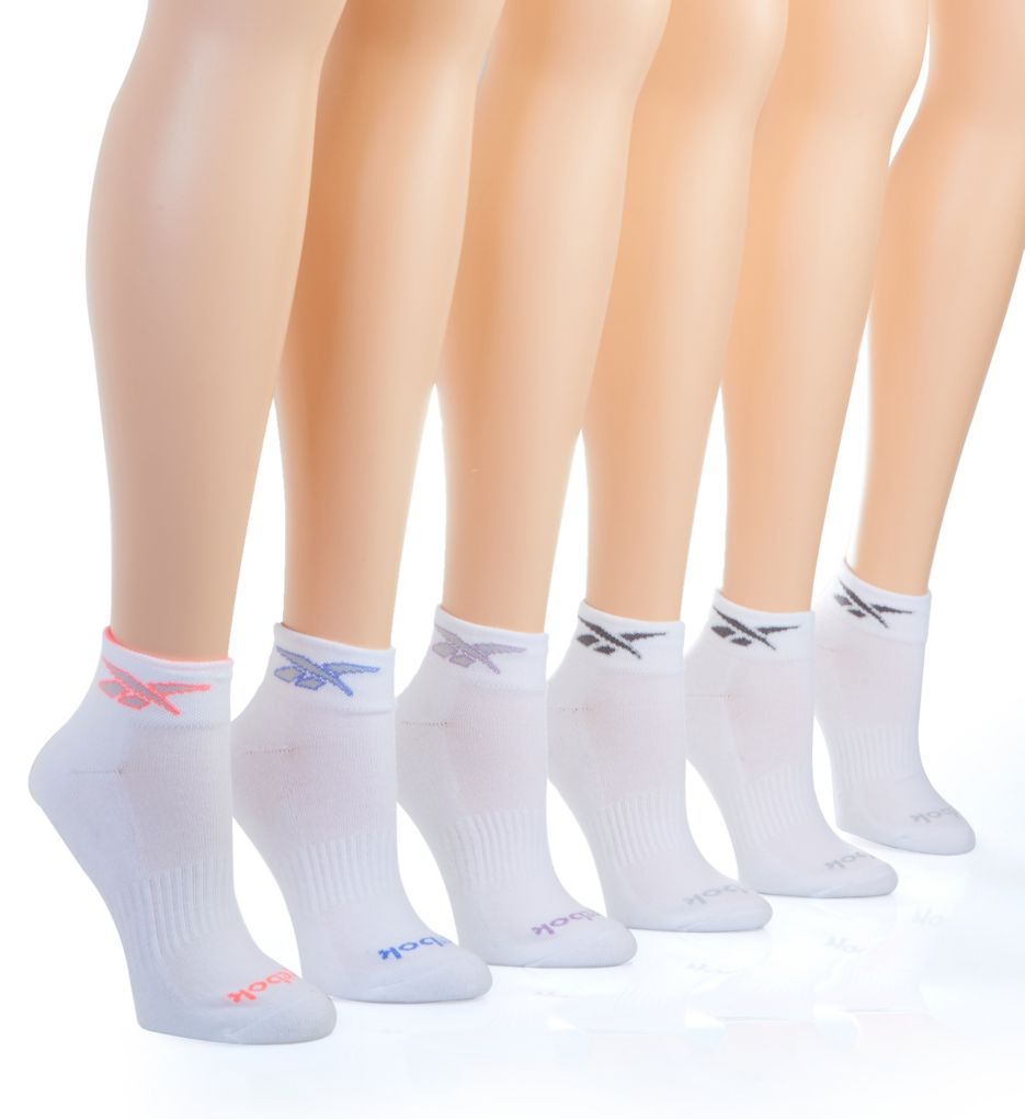 Cuff Quarter Socks - 6 Pack