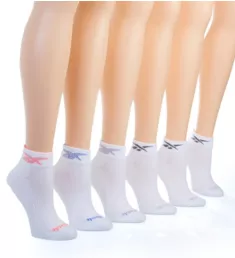 Cuff Quarter Socks - 6 Pack