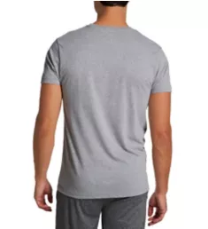 Short Sleeve Crew Neck Graphic T-Shirt Heather Grey S