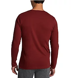 Long Sleeve Crew Neck Graphic T-Shirt Rhubarb S
