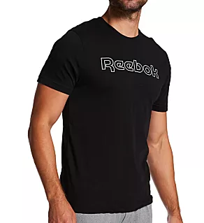 Graphic Short Sleeve Crewneck  T-Shirt Black S