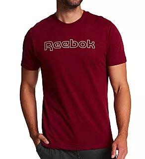 Graphic Short Sleeve Crewneck  T-Shirt TIBETAN RED S