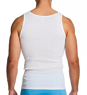 Sport Cotton Jersey Classic Tanks - 5 Pack White L