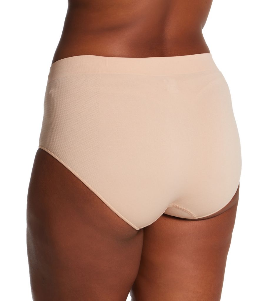 Bali Seamless Extra Firm Control Brief 2-Pack White 2XL Women's