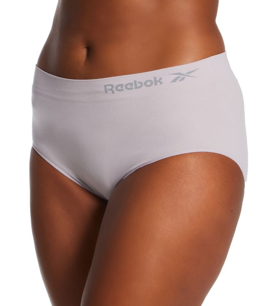 5 Pack Reebok Women's Stretch Performance Seamless Hipster Panties Size S