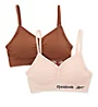 Reebok Seamless Ruched Bralette - 2 Pack 33TB73 - Image 4