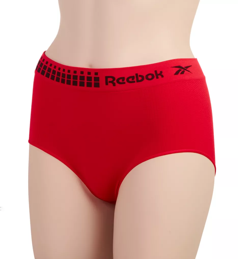 Reebok Women s Underwear Seamless High Waist Brief Panties (4