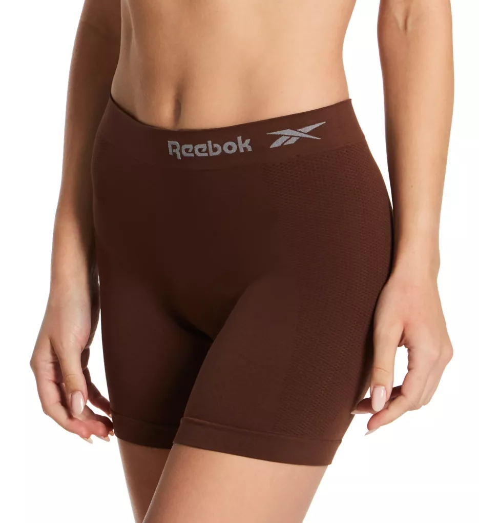 Reebok Women's Underwear – 4 Pack Plus Sized Long Leg Seamless Boyshort  Panties (S-3X), Size Small, Black/Lotus/Charcoal Melange/Grape Wine at   Women's Clothing store