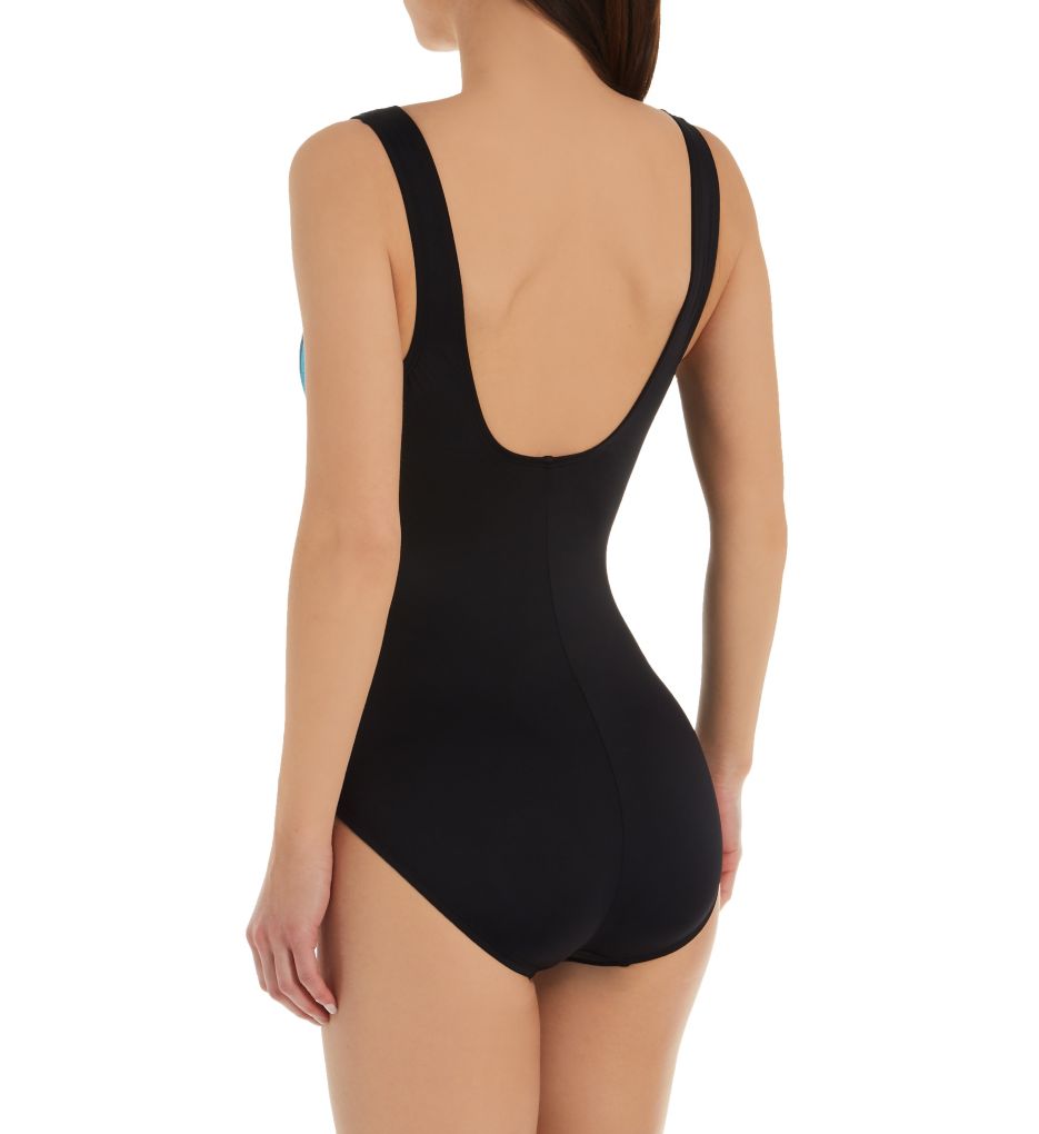 bust minimizing swimsuit