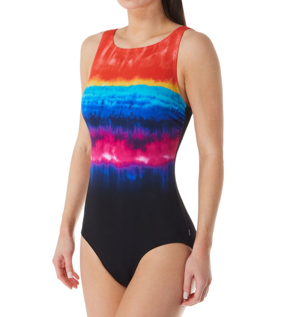 Party In My Cabana High Neck One Piece Swimsuit