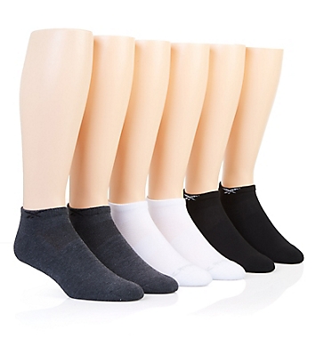 Reebok Low Cut Logo Socks Assorted - 6 Pack