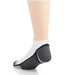 Low Cut Athletic Socks - 6 Pack WHT O/S