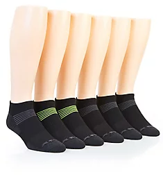 Low Cut Ankle Socks - 6 Pack BkAsrt O/S
