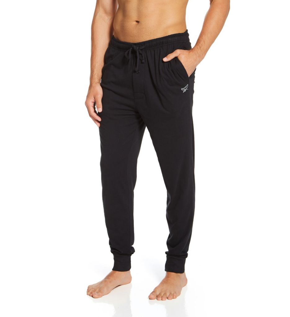 reebok men's knit lounge pants