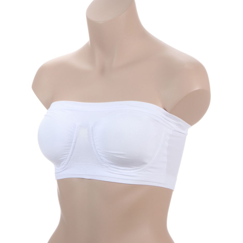 Bandeau Bra with Removable Pads