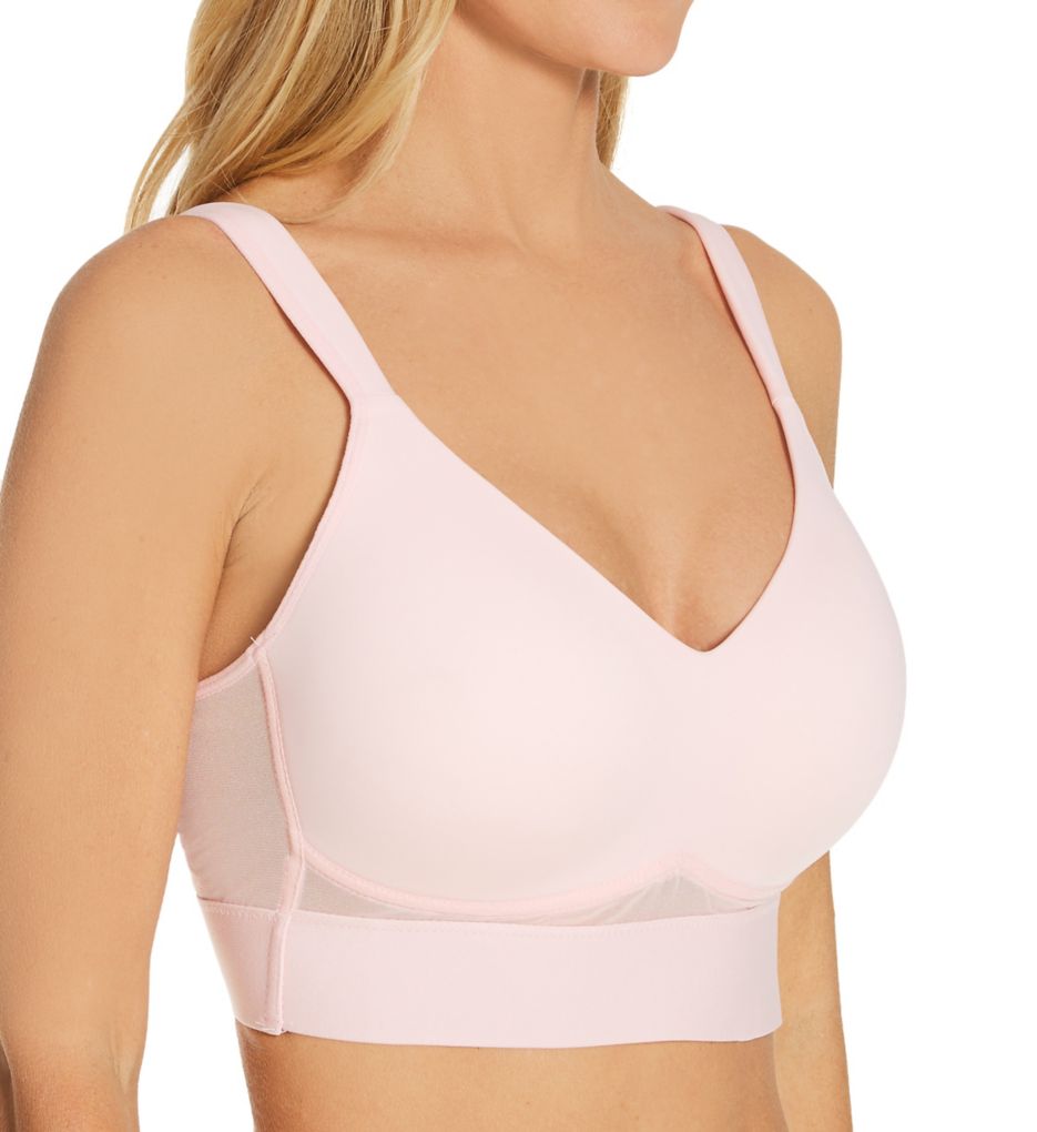 Rhonda Shear : Rhonda Shear 0021 Molded Cup Bra with Mesh Back Detail (Blush S)