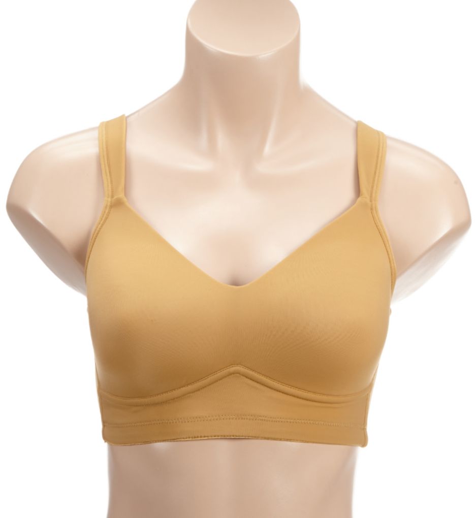 Molded Cup Wireless Bra Nude S by Rhonda Shear