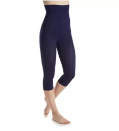 Seamless Shaping Capri Legging Navy S